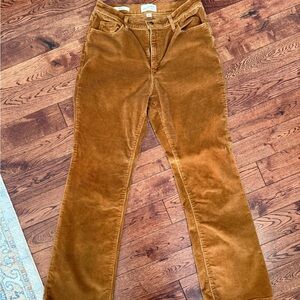 Brown tan golden Corduroy Pants universal thread 10 30 women’s